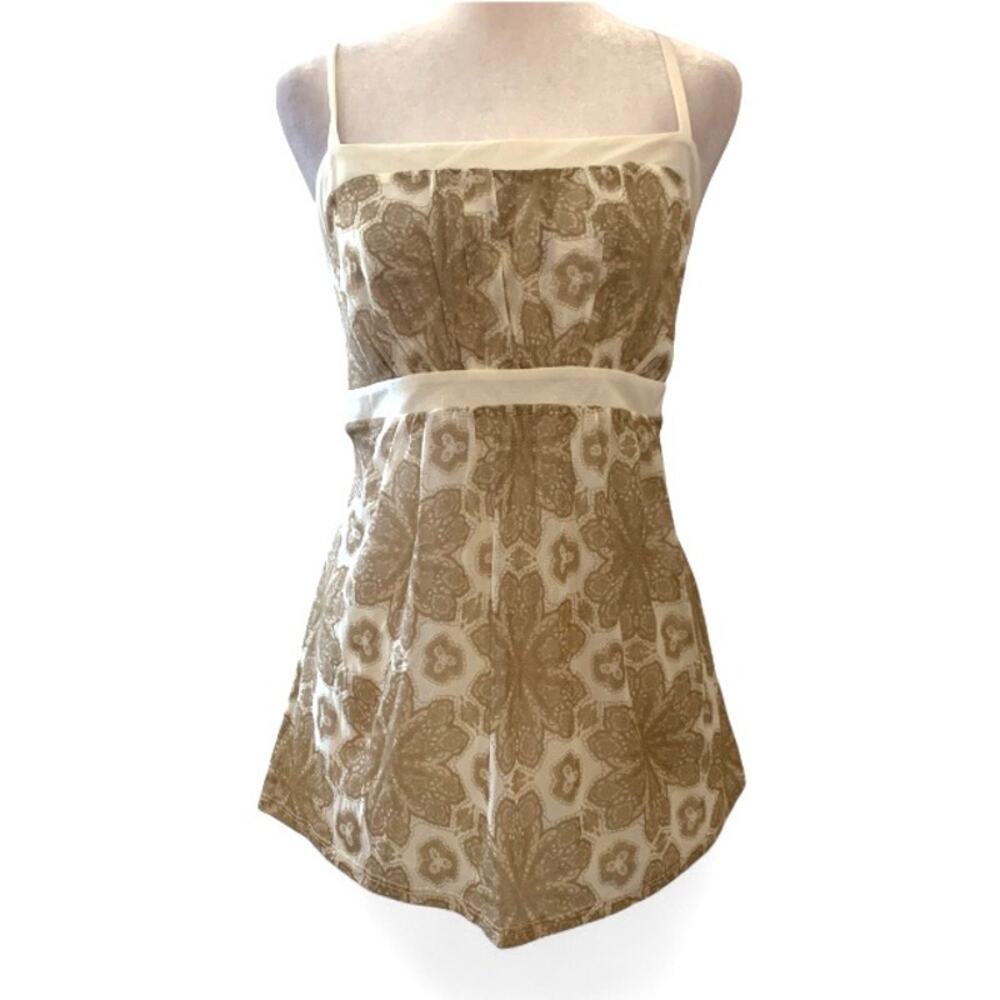 Vintage Y2K New York & Company Floral Paisley Boho Tank Top